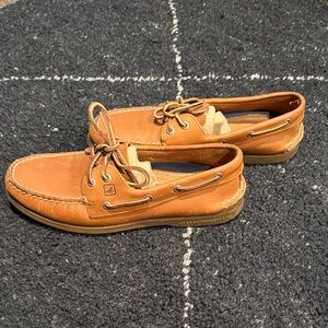 Sperry Men’s Brown Leather Boat Shoes